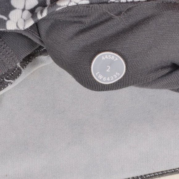 Lululemon Sz 2 Wunder Under Crop Yoga Pant Snug Fin Nimbus - Picture 5 of 6